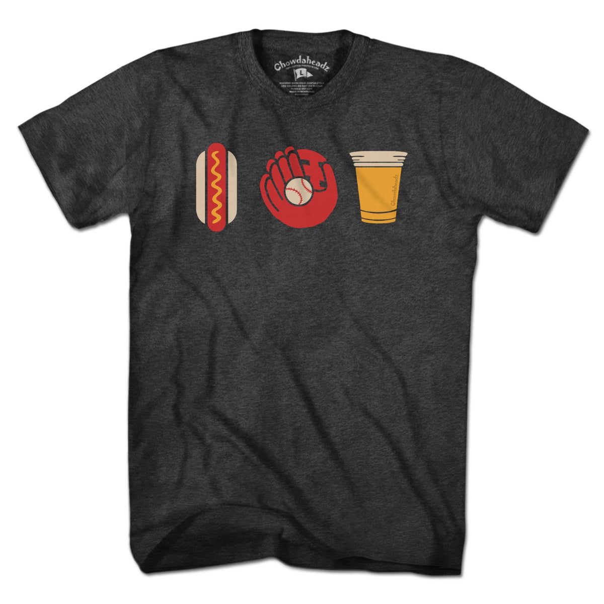 Hotdog Baseball Beer T-Shirt