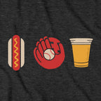 Hotdog Baseball Beer Hoodie