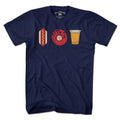 Hotdog Baseball Beer T-Shirt