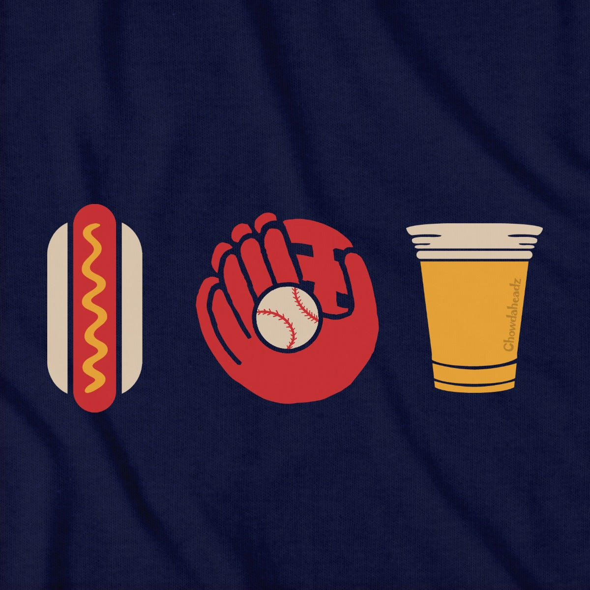 Hotdog Baseball Beer T-Shirt
