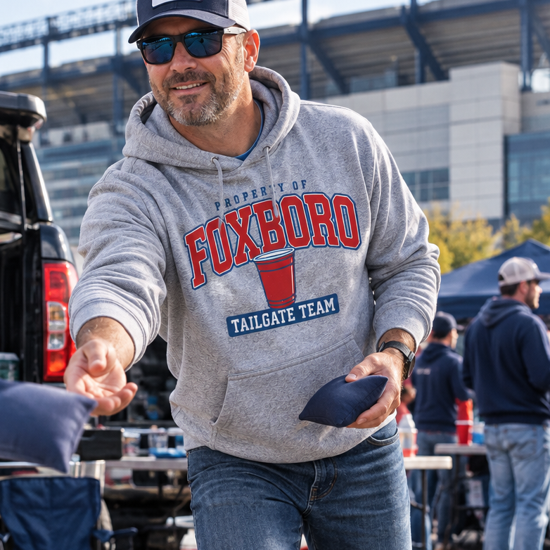 Property of Foxboro Tailgate Team Hoodie