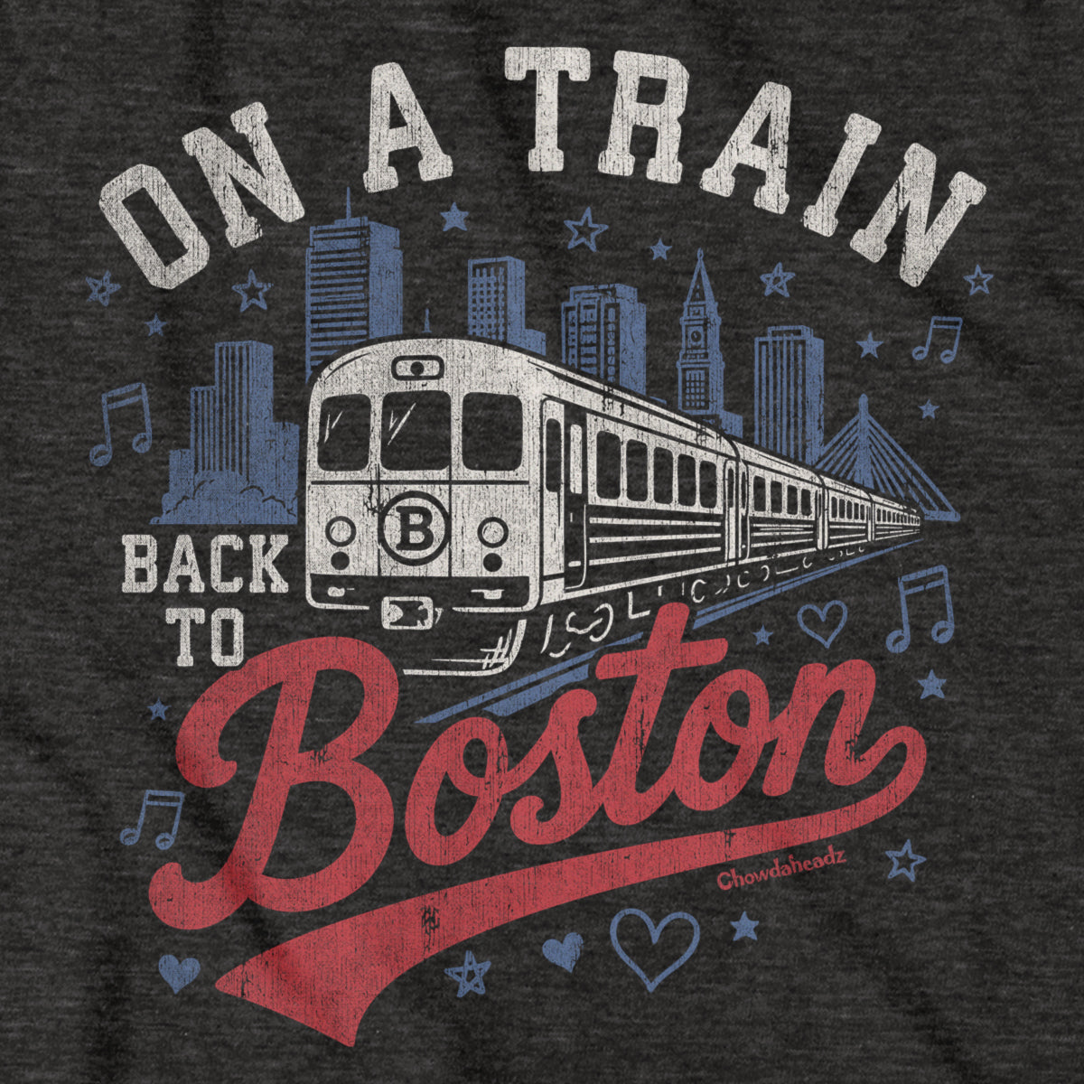 On A Train Back To Boston T-Shirt