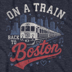 On A Train Back To Boston T-Shirt