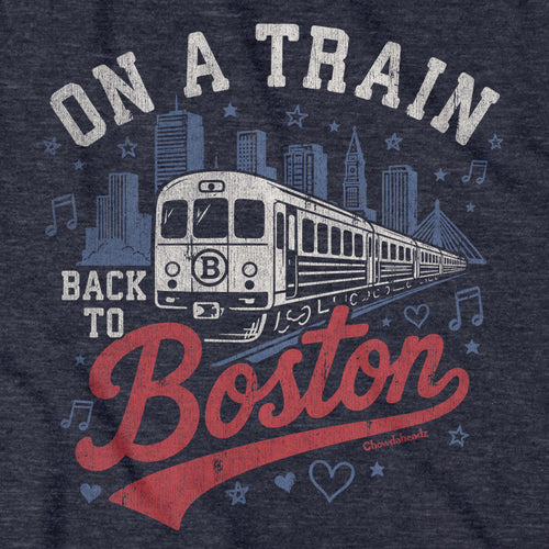 On A Train Back To Boston T-Shirt