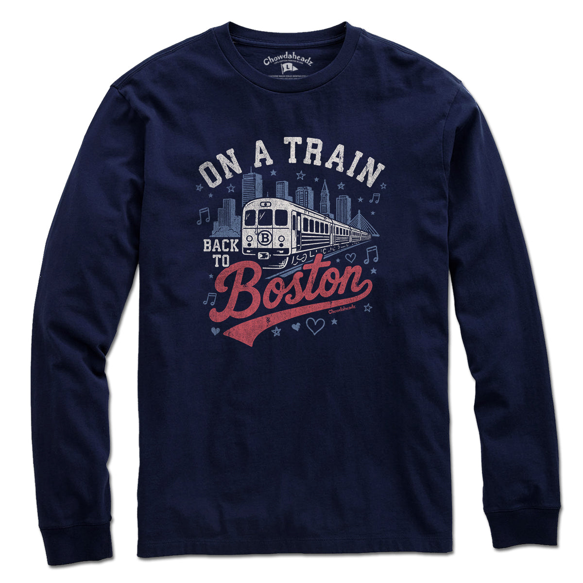 On A Train Back To Boston T-Shirt