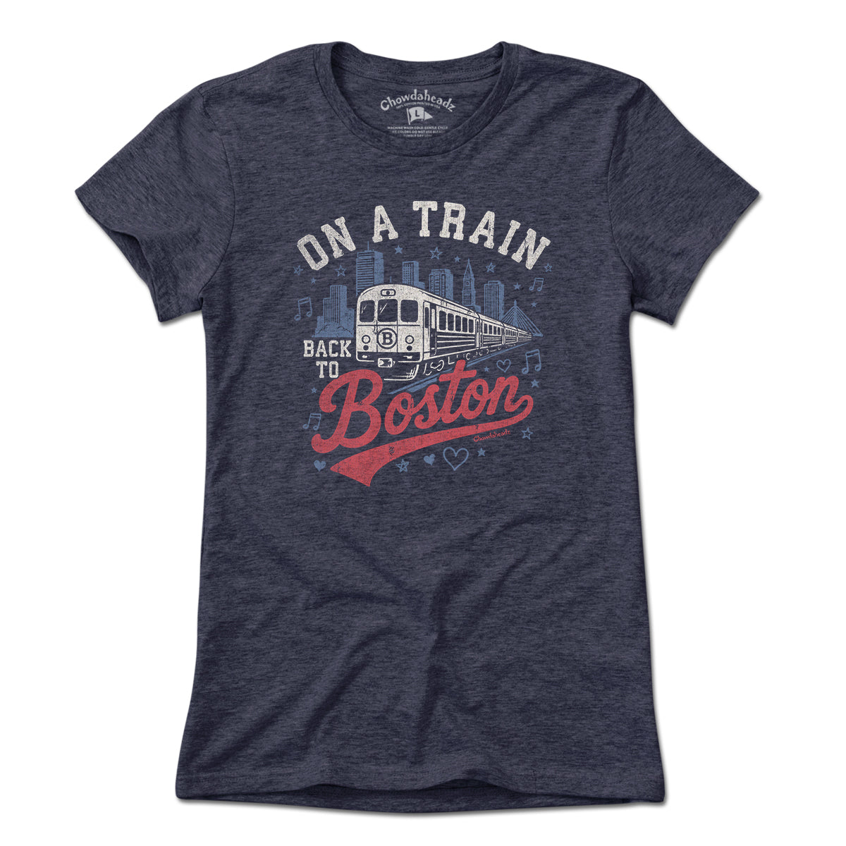 On A Train Back To Boston T-Shirt