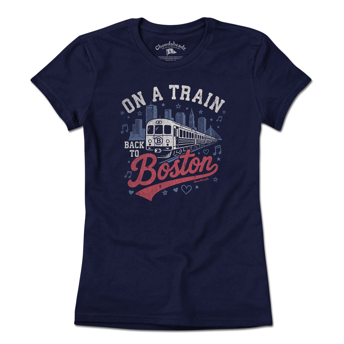 On A Train Back To Boston T-Shirt