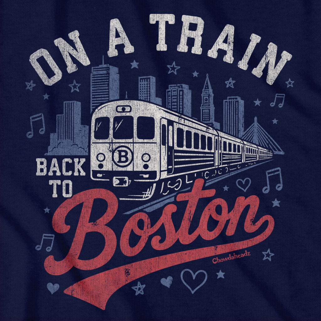 On A Train Back To Boston T-Shirt