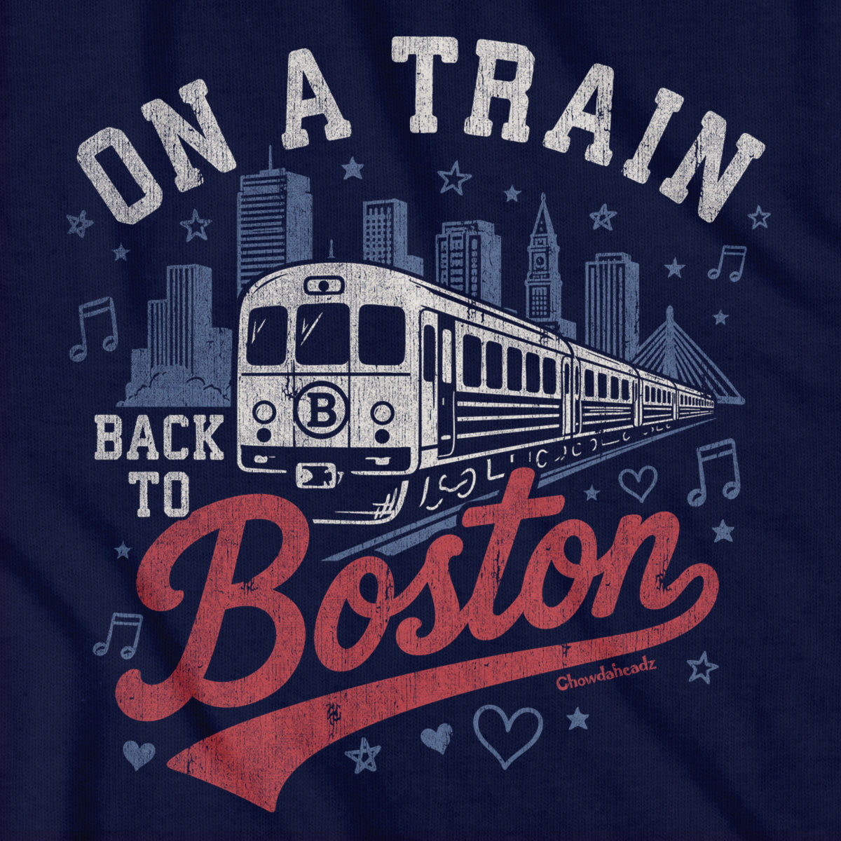 On A Train Back To Boston T-Shirt
