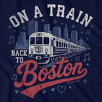 On A Train Back To Boston T-Shirt
