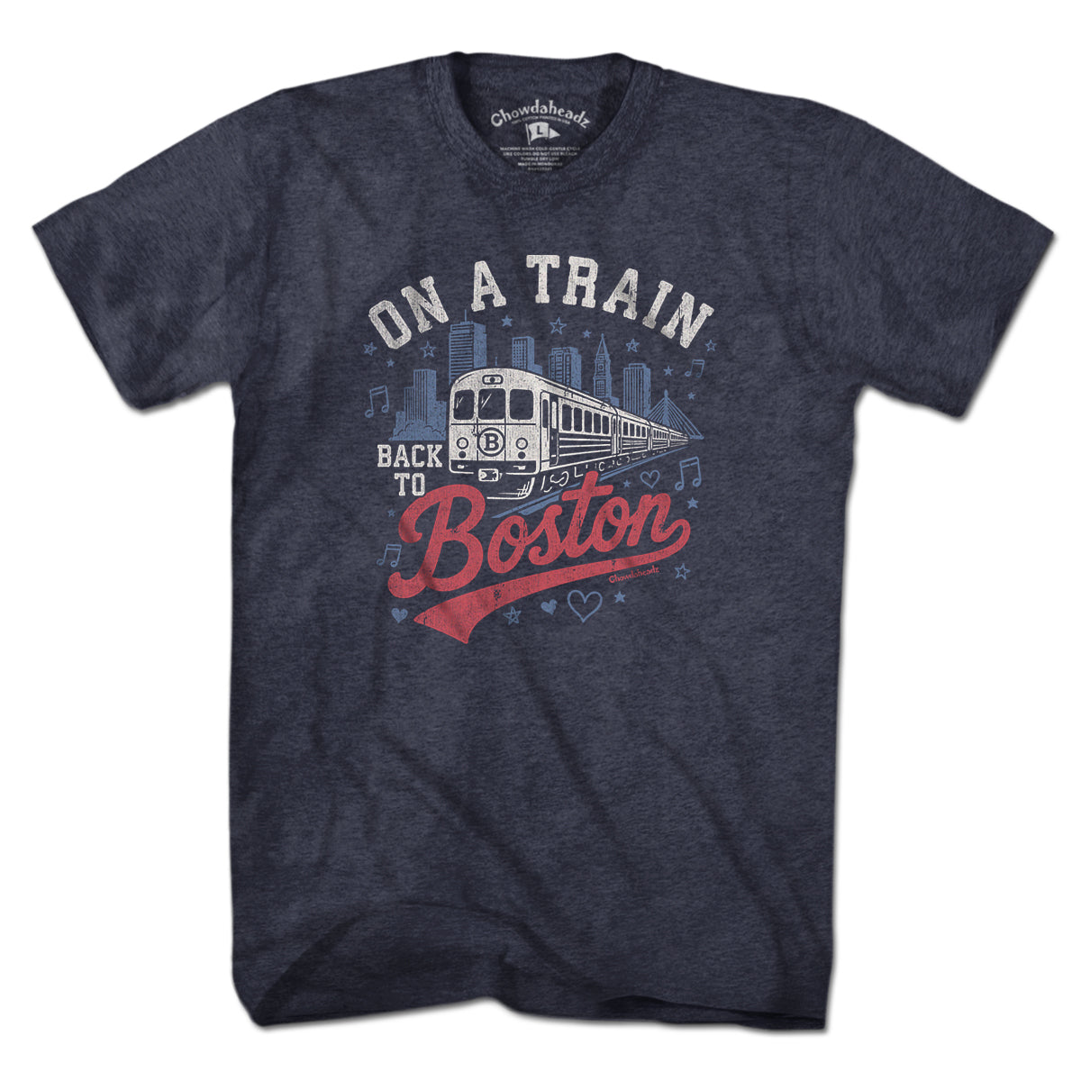 On A Train Back To Boston T-Shirt