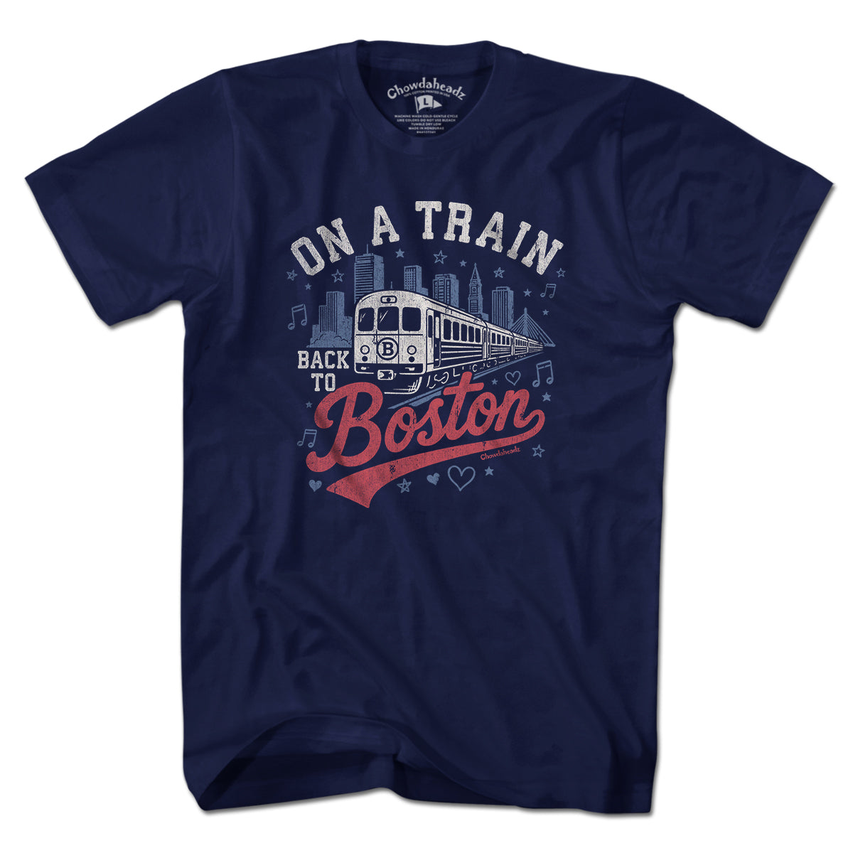 On A Train Back To Boston T-Shirt