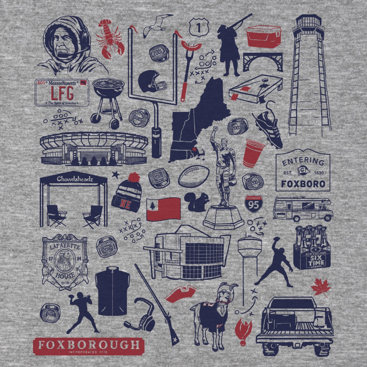 Foxboro Football Tourist Attraction T-Shirt