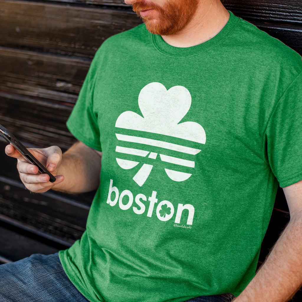 Boston Retro Shamrock T-Shirt - Chowdaheadz