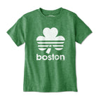 Boston Shamrock Retro Youth T-Shirt - Chowdaheadz