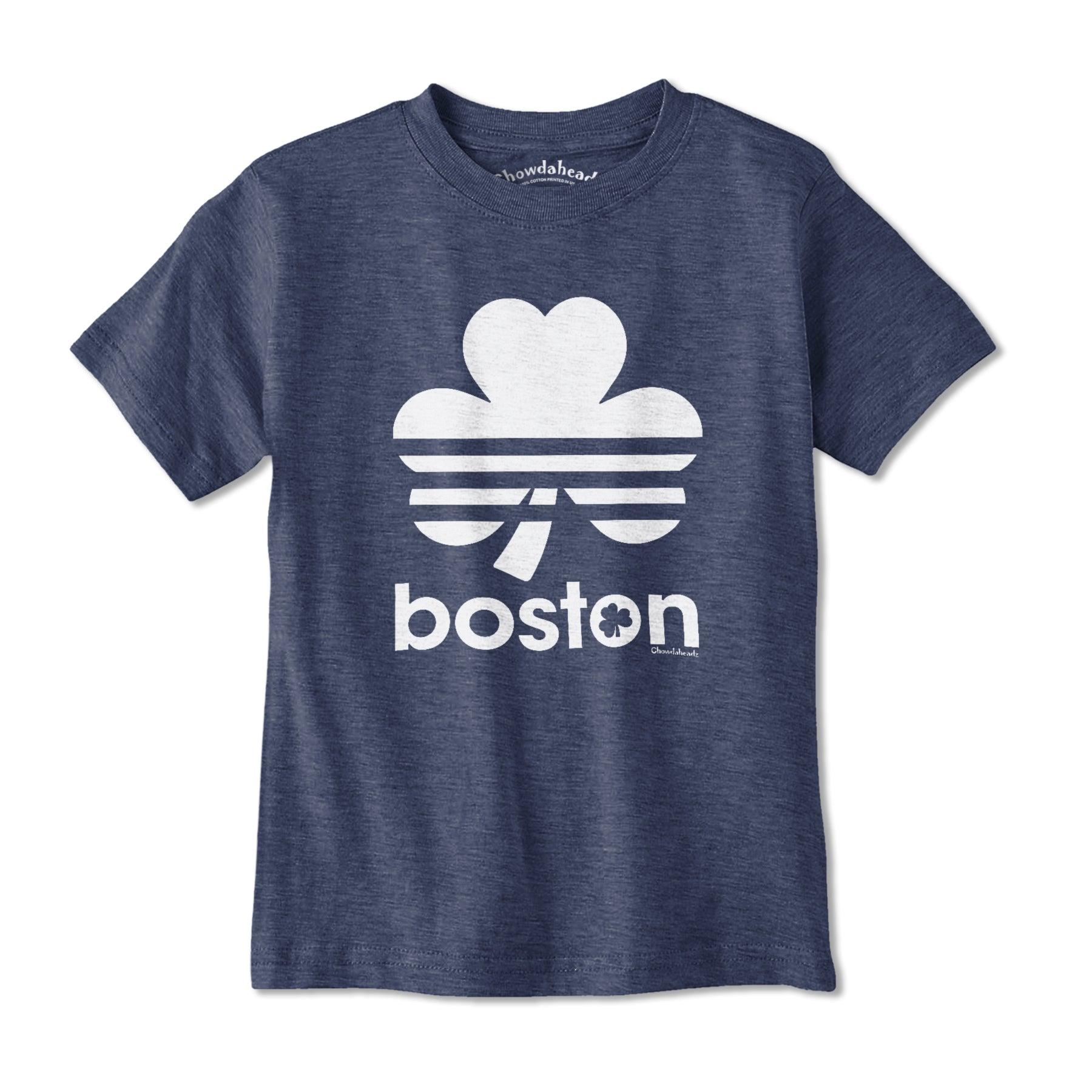 Boston Shamrock Retro Youth T-Shirt - Chowdaheadz