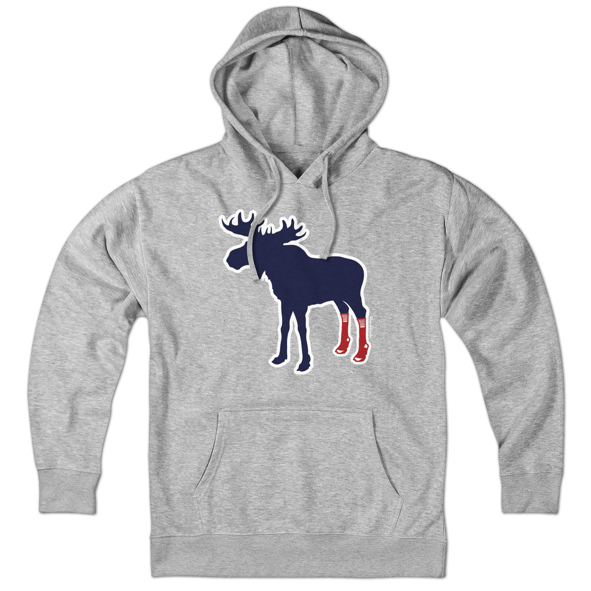 Socks On Moose Hoodie - Chowdaheadz