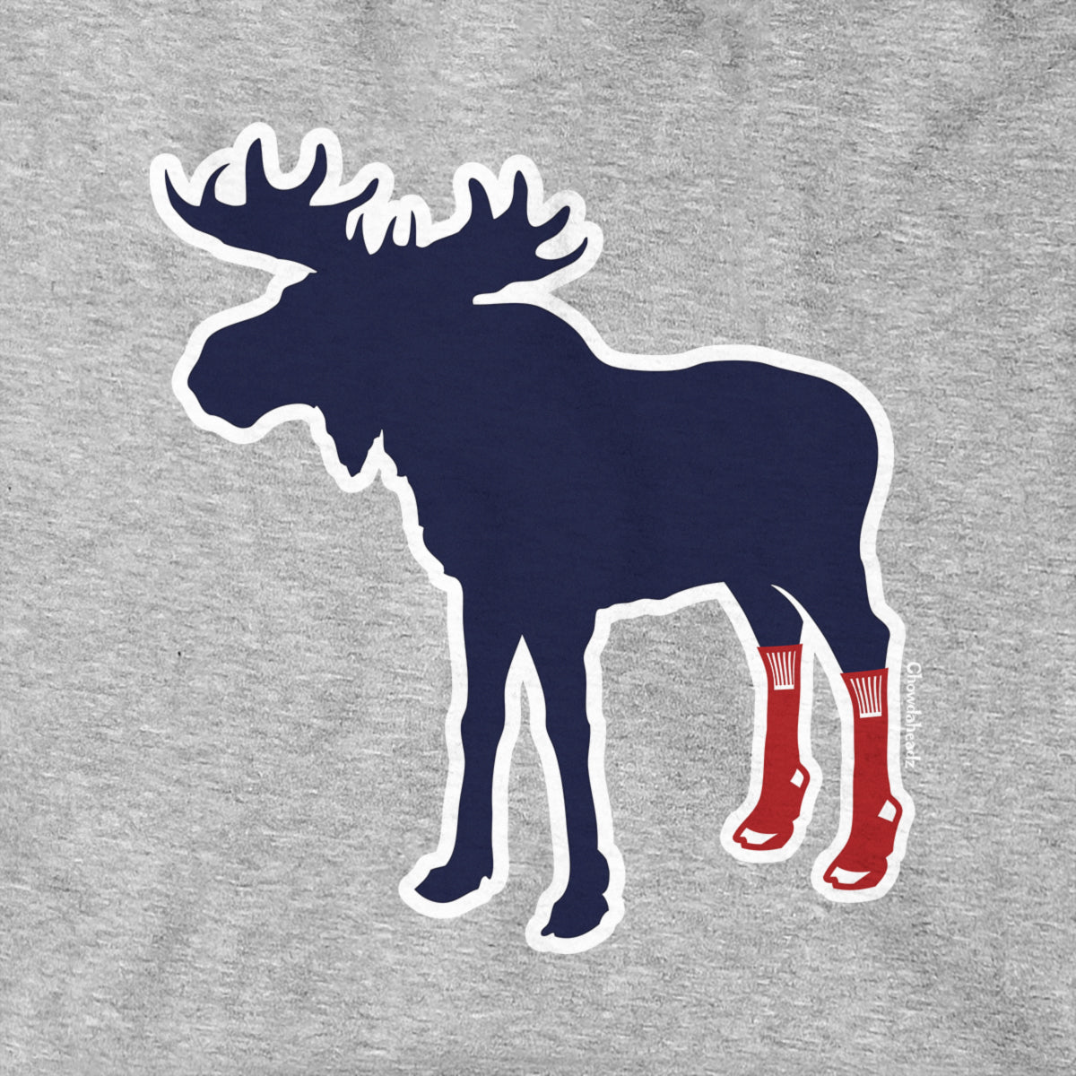 Socks On Moose Hoodie - Chowdaheadz