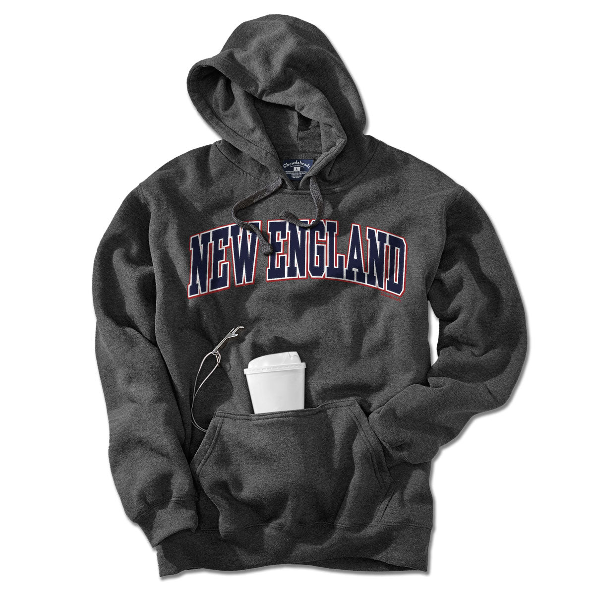 New England Arch Tailgater Hoodie - Chowdaheadz