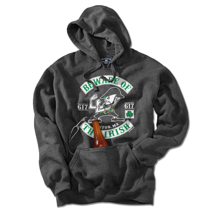 Beware Of The Irish Tailgater Hoodie - Chowdaheadz