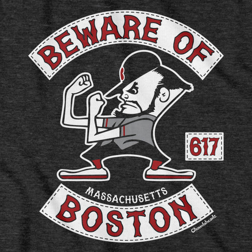 Beware Of Boston Fightin' Fan Tailgater Hoodie