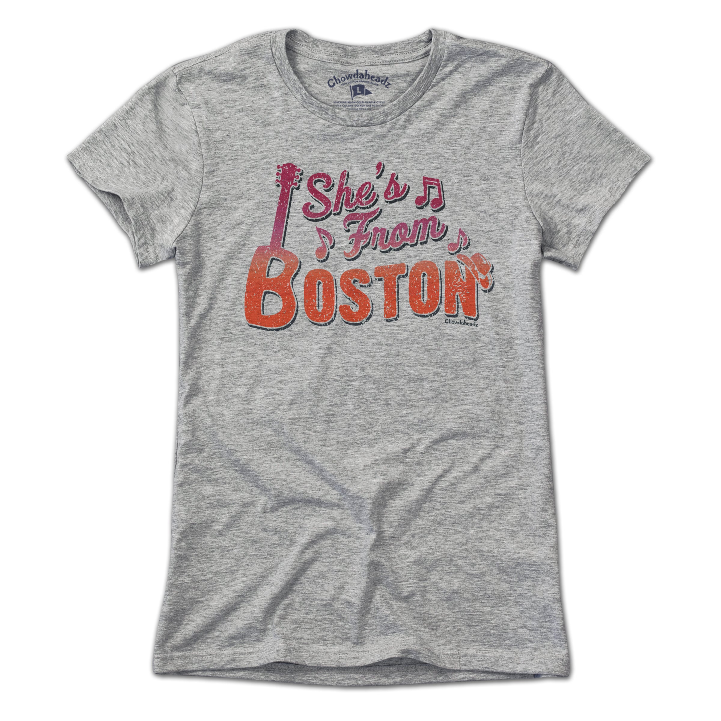 She's From Boston T-Shirt - Chowdaheadz