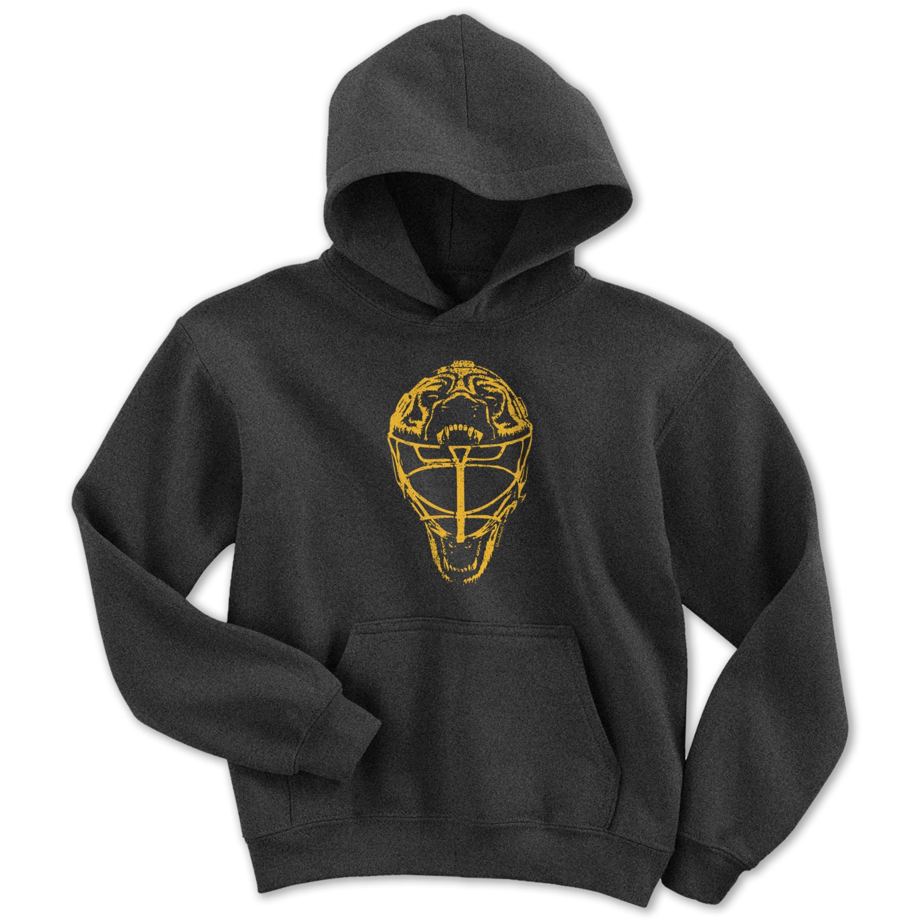 Boston Vintage Goalie Mask Youth Hoodie - Chowdaheadz