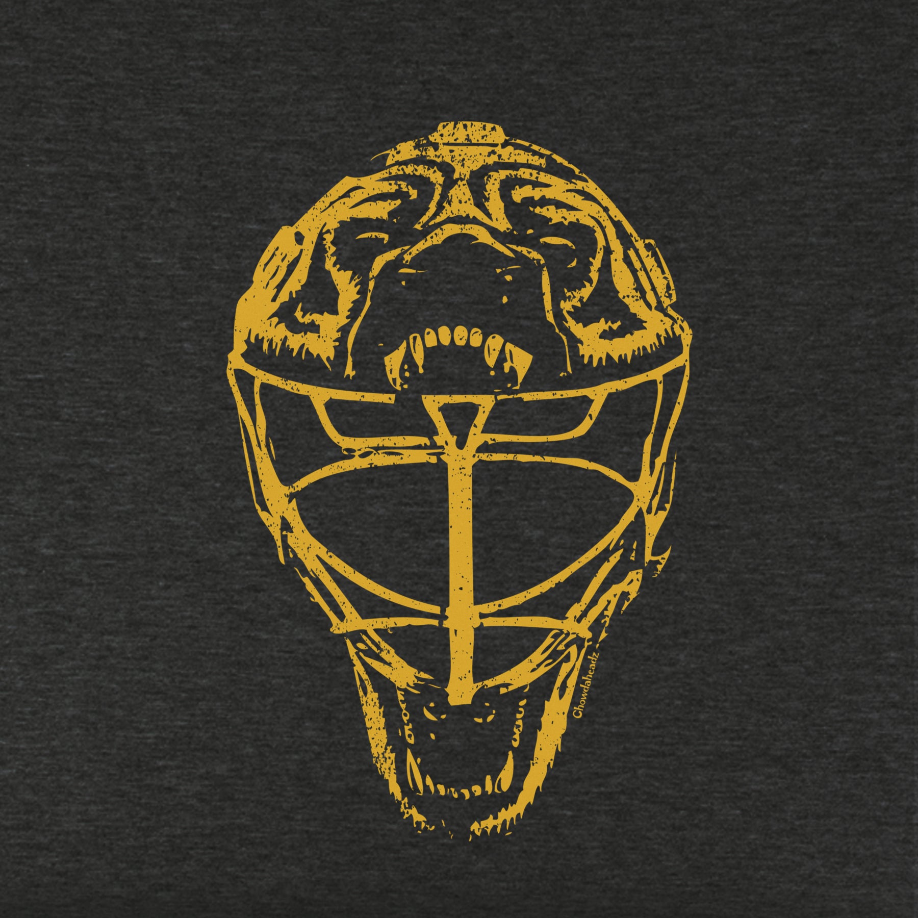 Boston Vintage Goalie Mask Youth Hoodie - Chowdaheadz