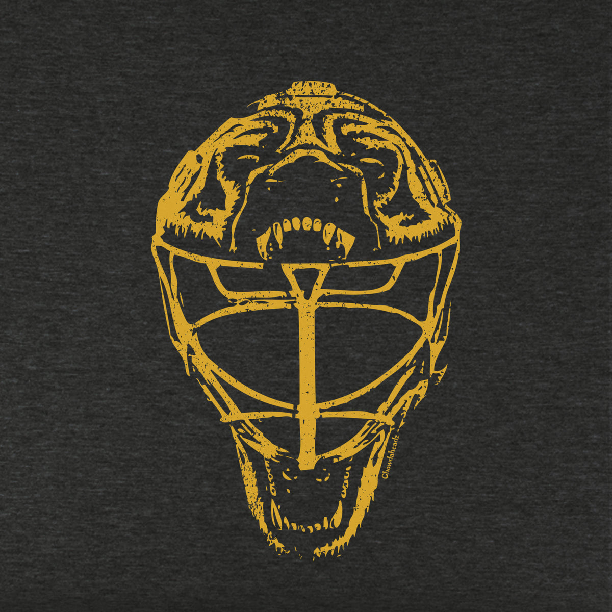Boston Vintage Goalie Mask Youth T-Shirt - Chowdaheadz