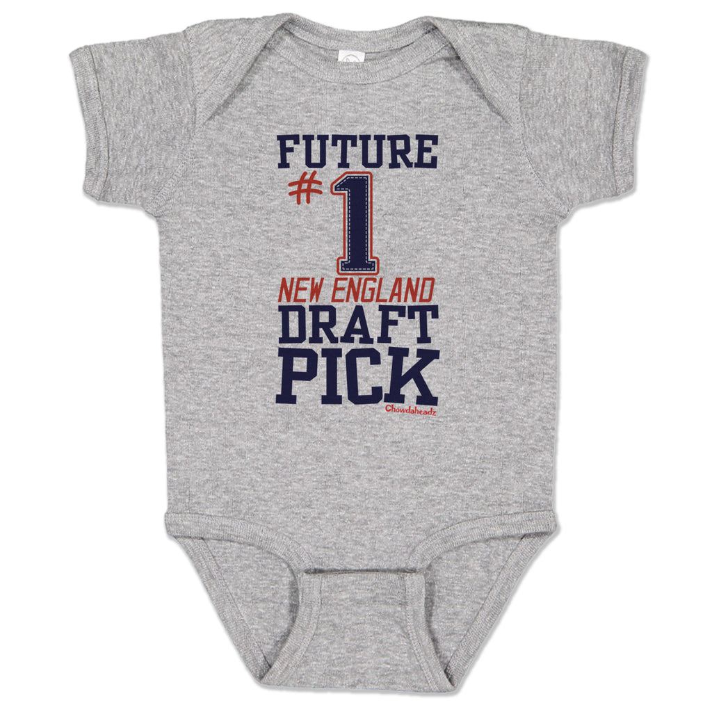 Future Draft Pick New England Infant One Piece