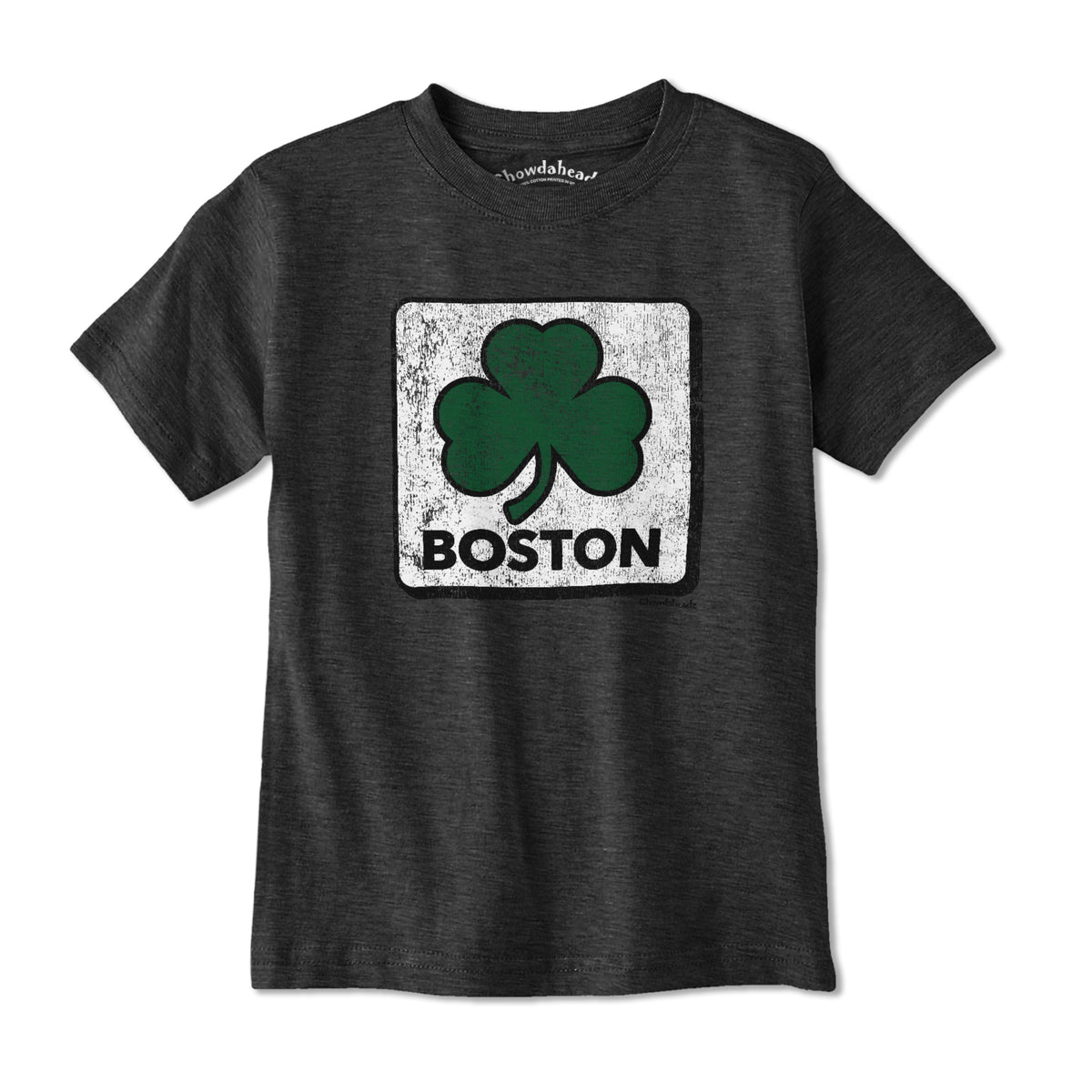 Vintage Shamrock Sign Youth T-Shirt - Chowdaheadz