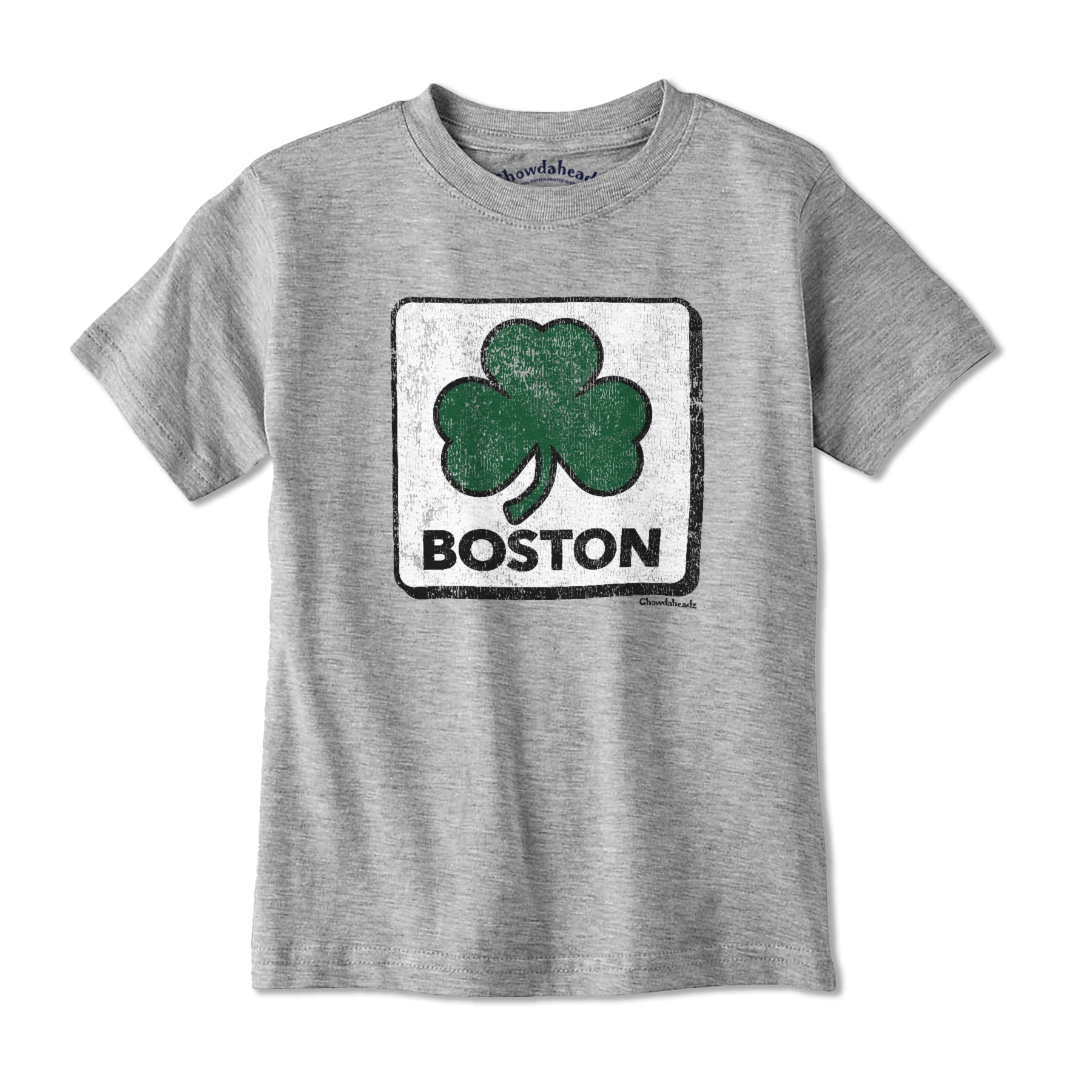 Vintage Shamrock Sign Youth T-Shirt - Chowdaheadz