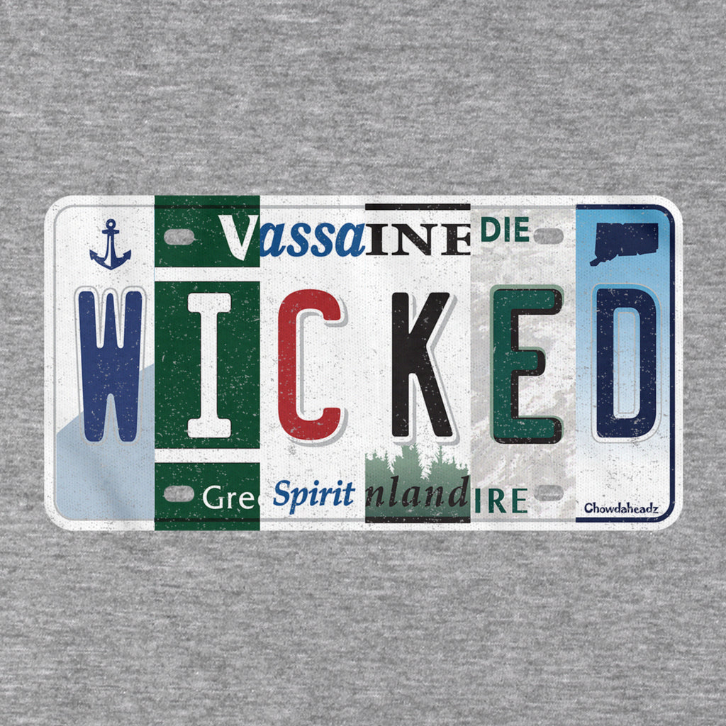 Wicked New England License Plate T-Shirt - Chowdaheadz