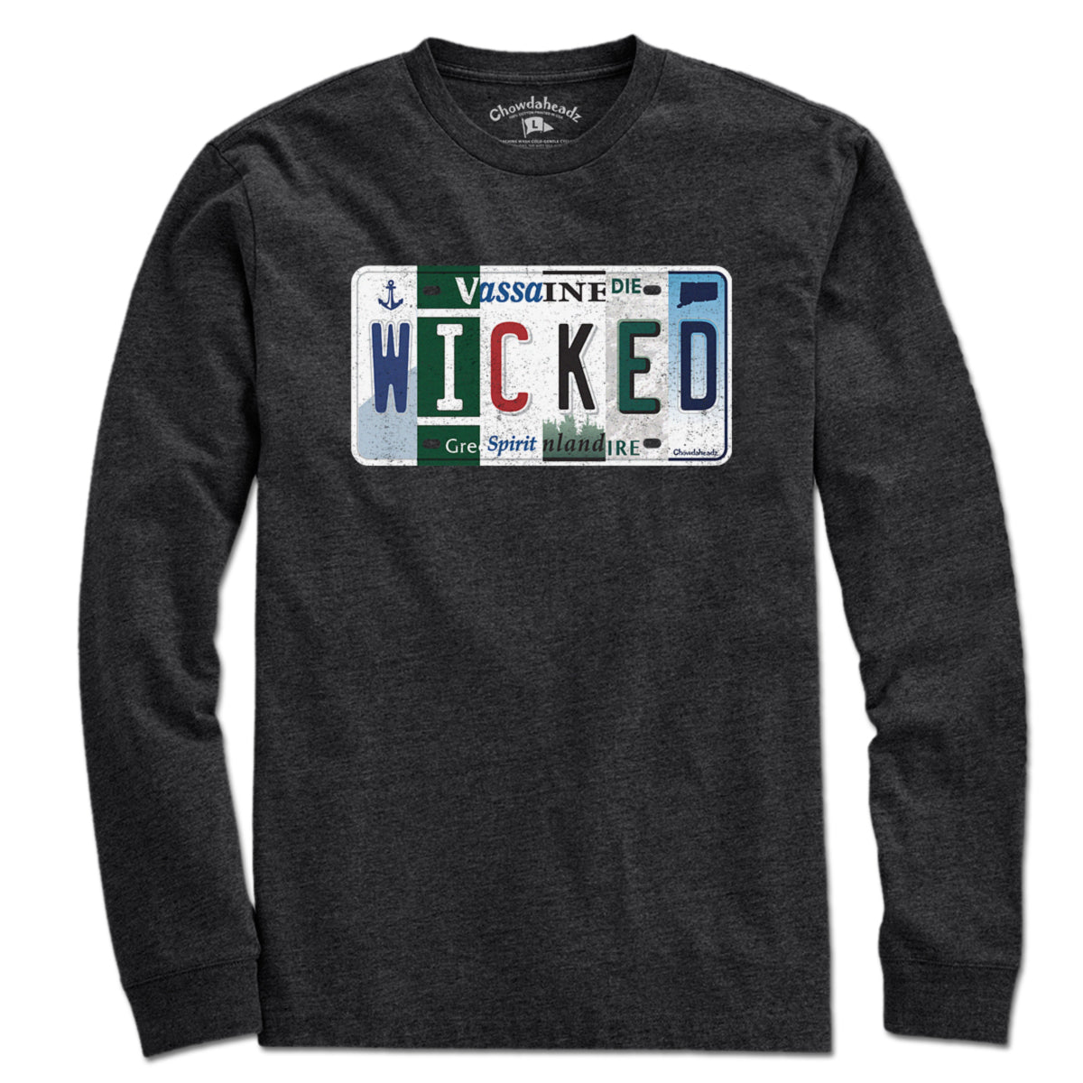 Wicked New England License Plate T-Shirt - Chowdaheadz