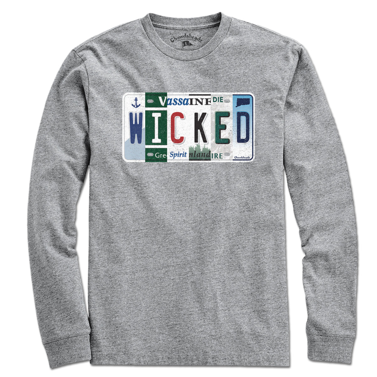 Wicked New England License Plate T-Shirt - Chowdaheadz