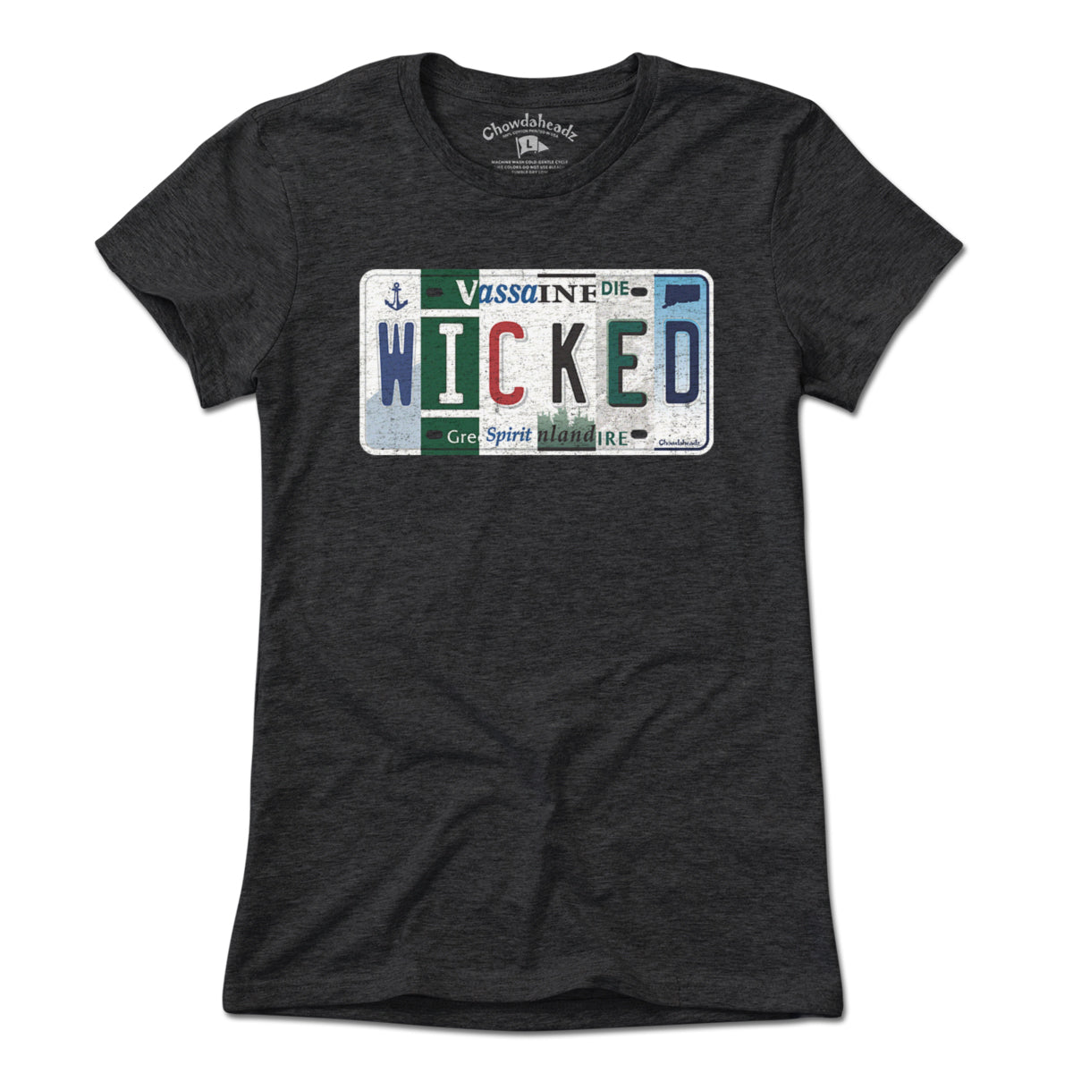 Wicked New England License Plate T-Shirt - Chowdaheadz