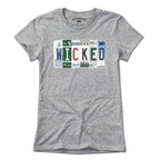 Wicked New England License Plate T-Shirt - Chowdaheadz