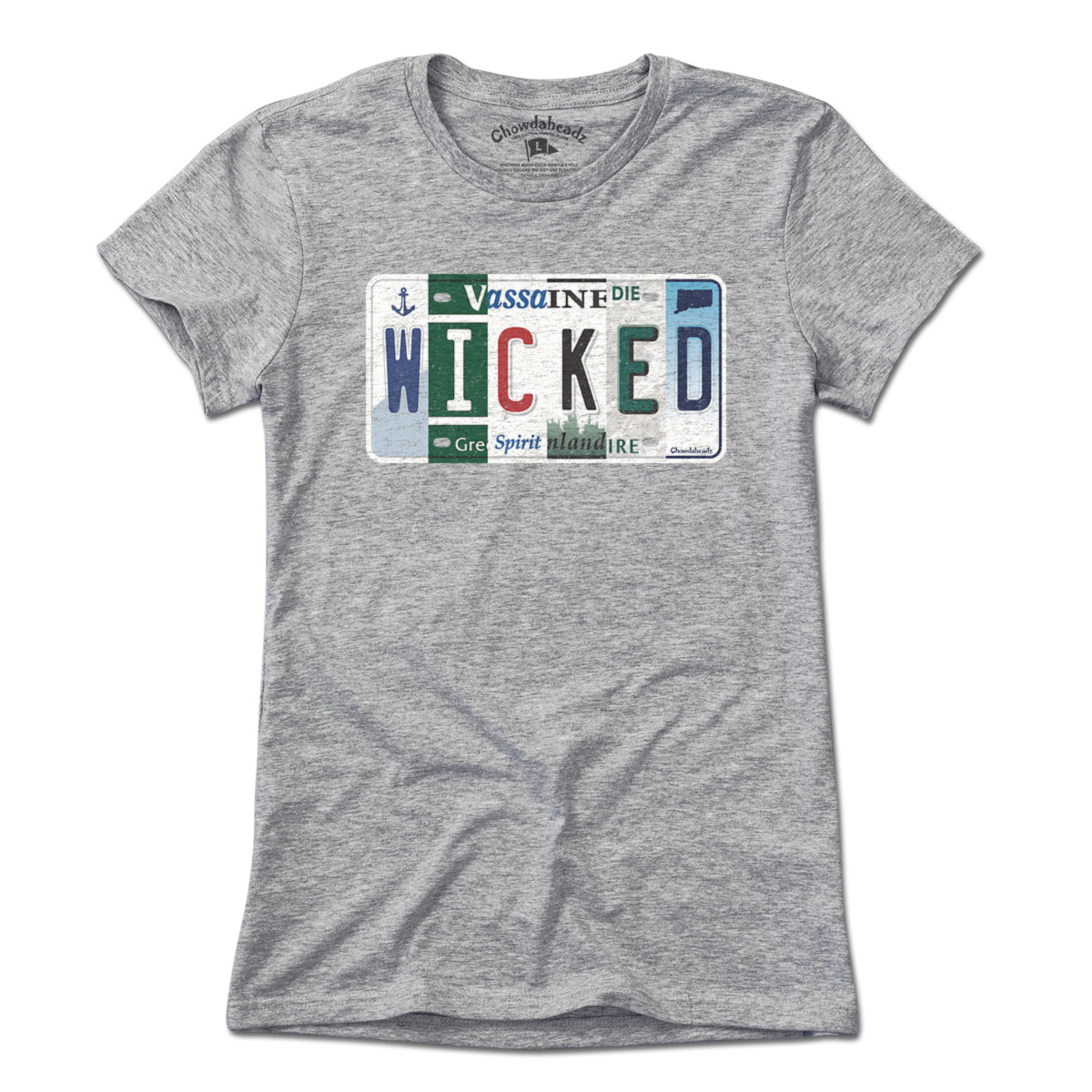 Wicked New England License Plate T-Shirt - Chowdaheadz