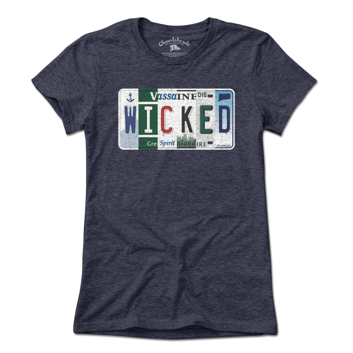 Wicked New England License Plate T-Shirt - Chowdaheadz