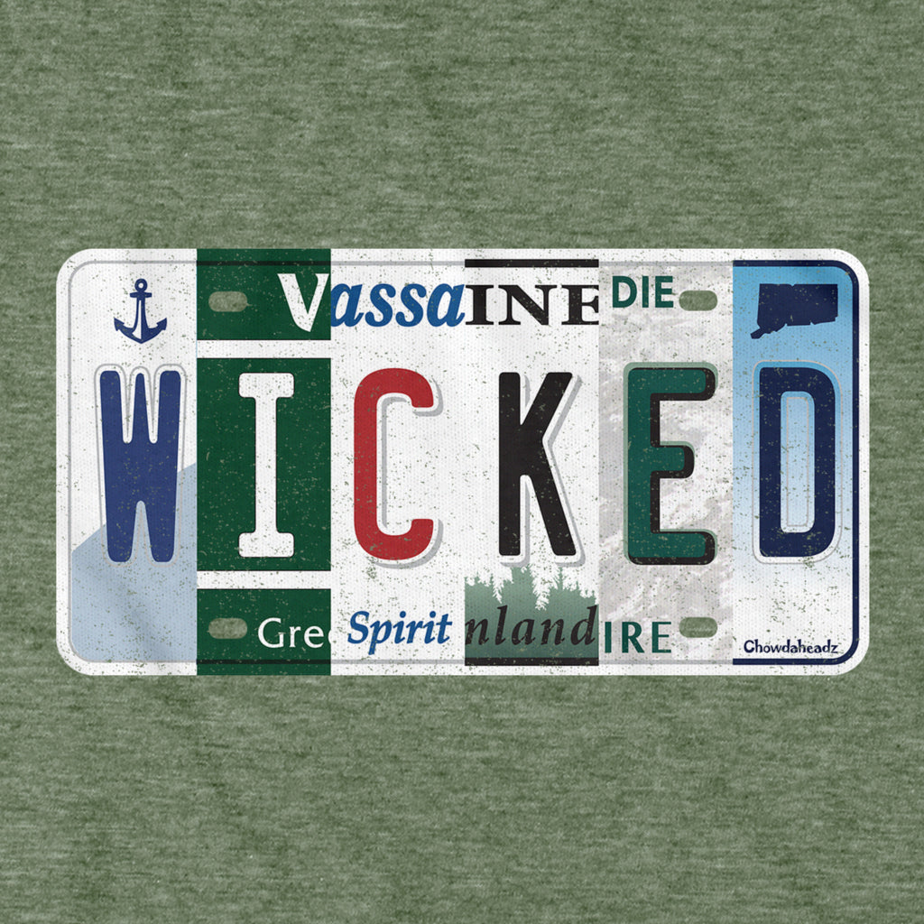 Wicked New England License Plate T-Shirt - Chowdaheadz