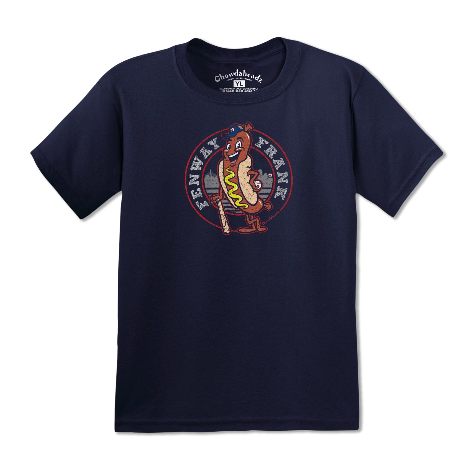 Boston Fenway Frank Youth T-Shirt - Chowdaheadz