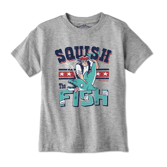 Squish The Fish New England Youth T-Shirt - Chowdaheadz