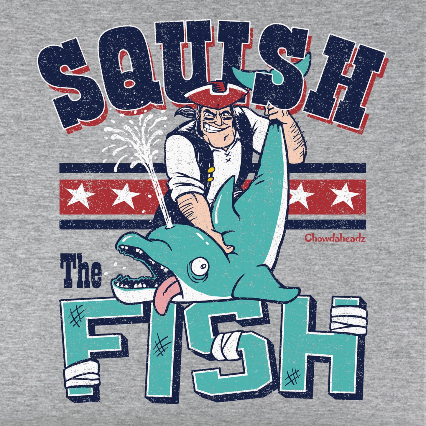 Squish The Fish New England Youth T-Shirt - Chowdaheadz