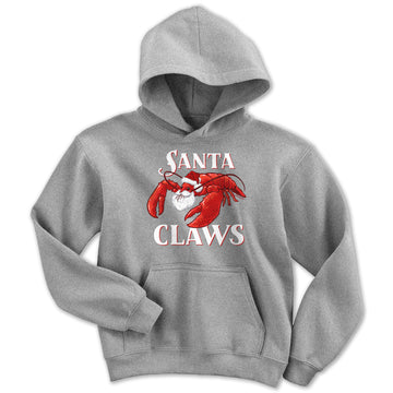 Santa Claws Holiday Youth Hoodie - Chowdaheadz