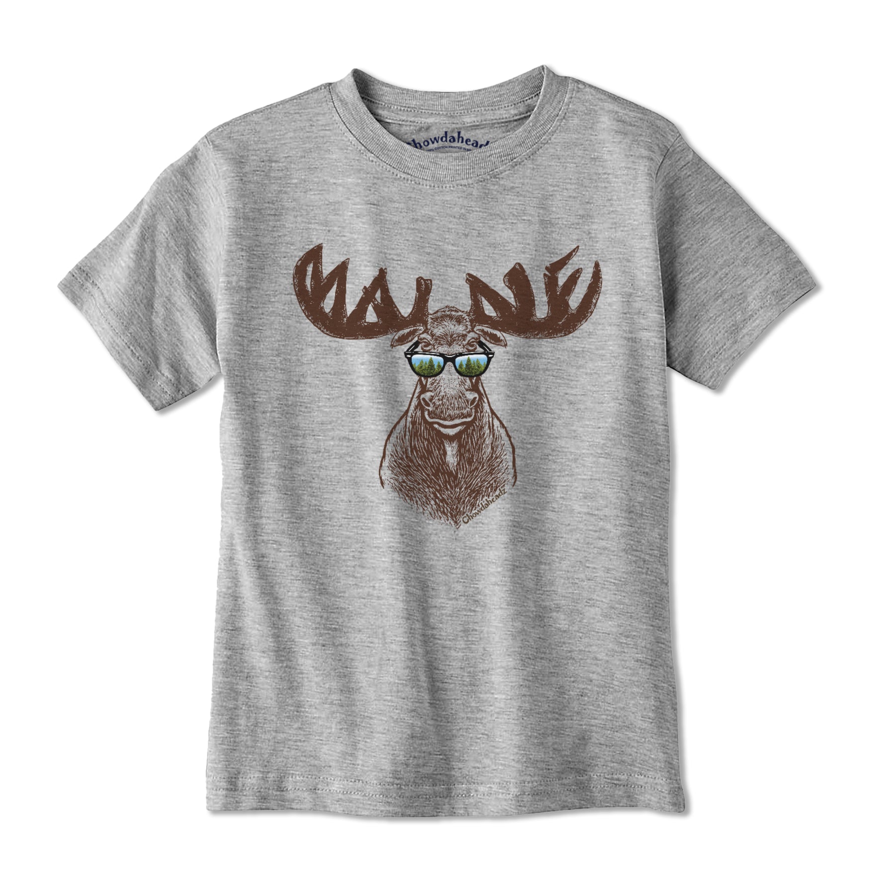 Cool Maine Moose Youth T-Shirt - Chowdaheadz