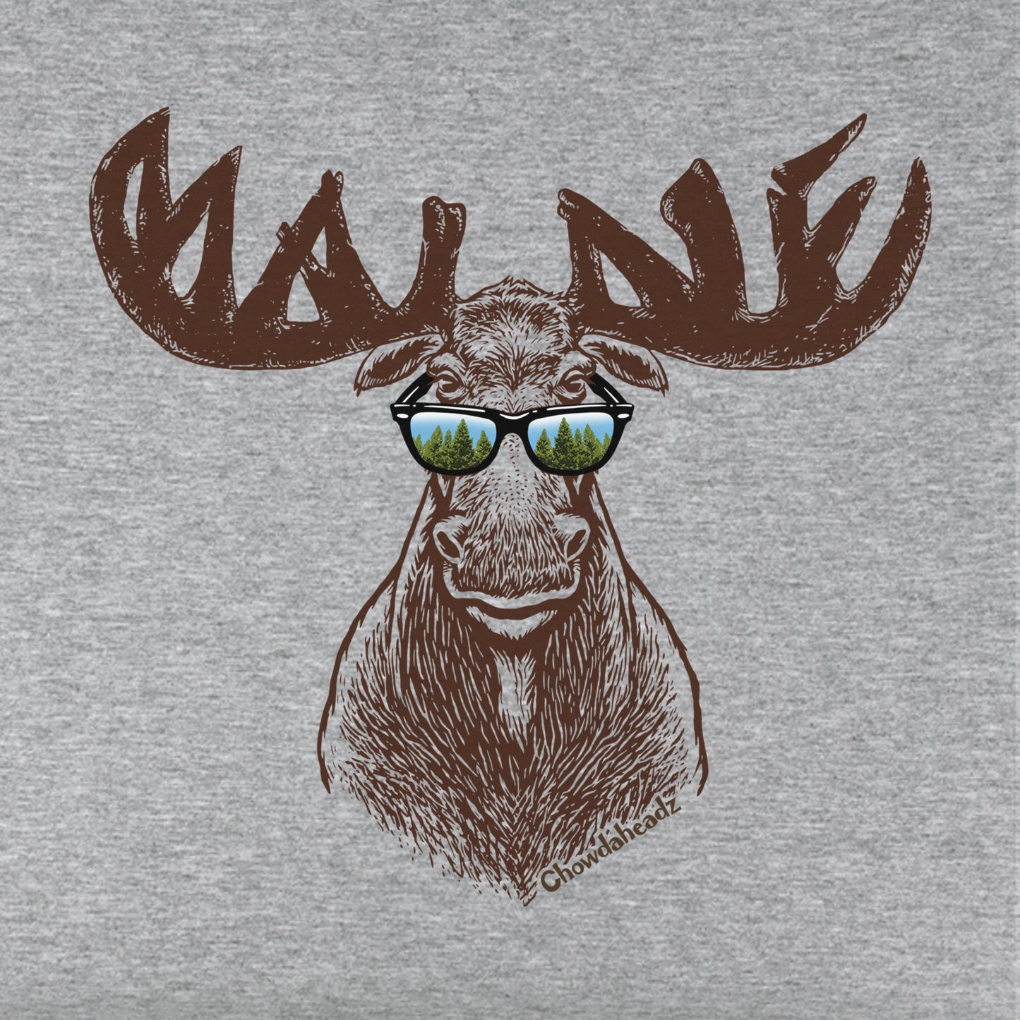Cool Maine Moose Youth T-Shirt - Chowdaheadz