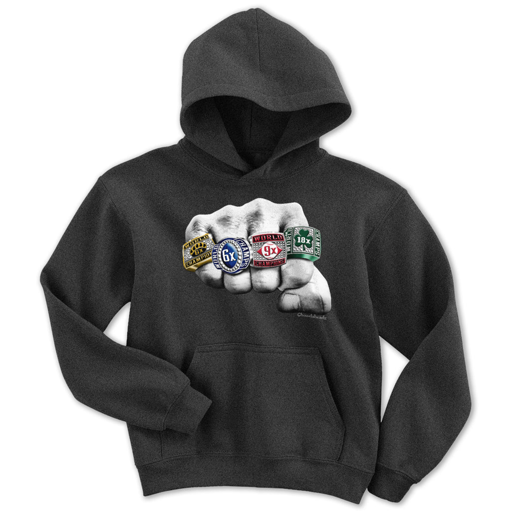 Kiss The Rings Youth Hoodie - Chowdaheadz