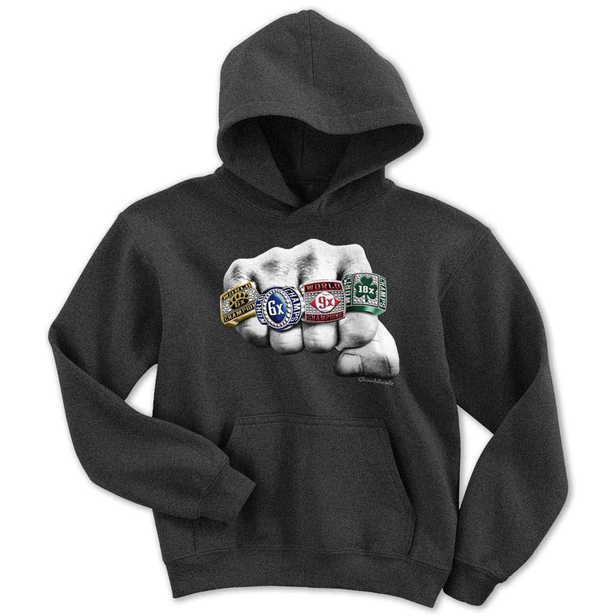 Kiss The Rings Youth Hoodie - Chowdaheadz
