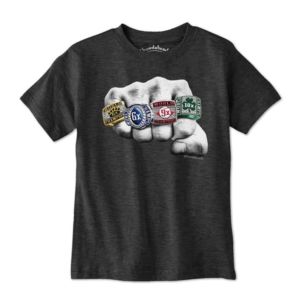 Kiss The Rings Youth T-Shirt - Chowdaheadz