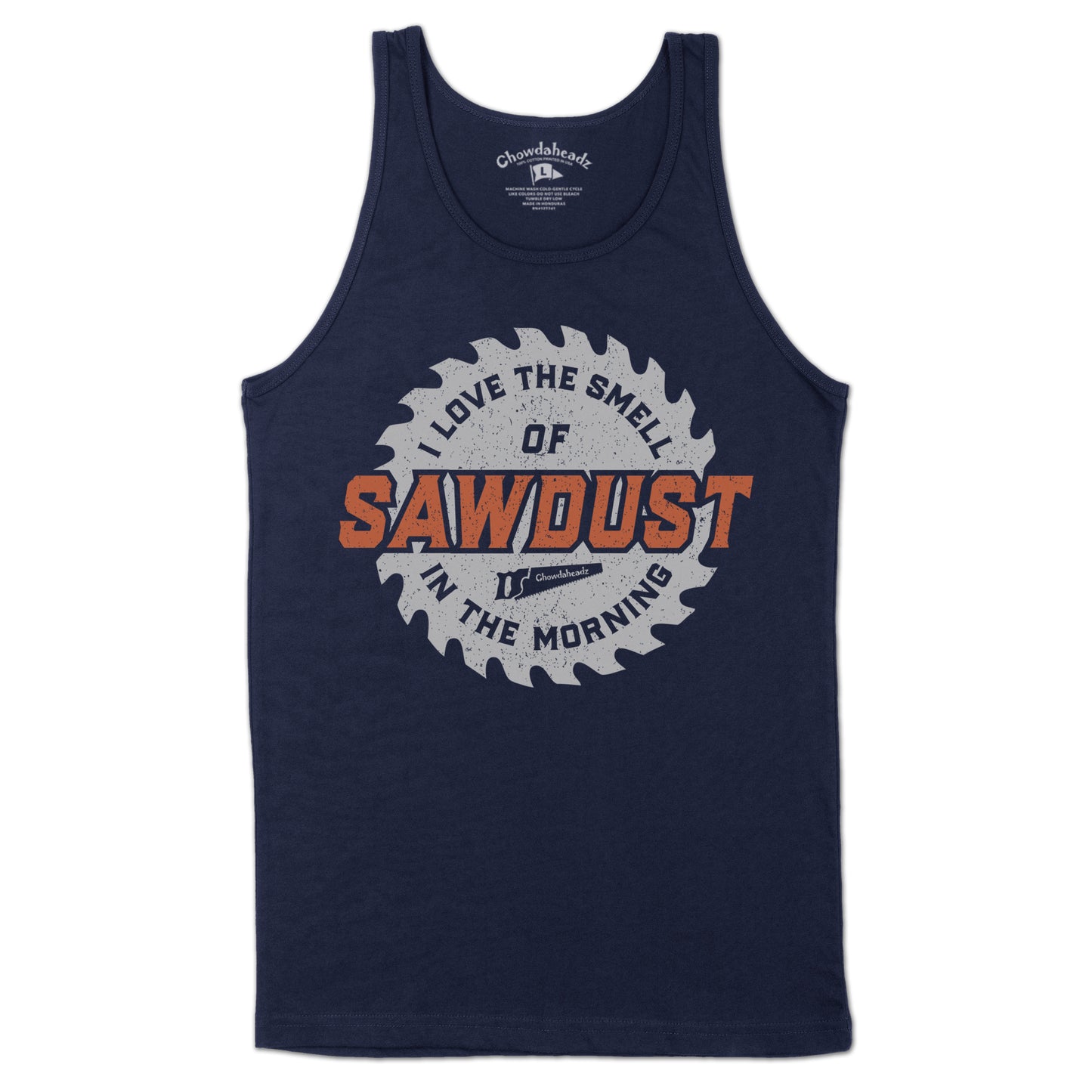 Sawdust In the Morning Men's Tank Top - Chowdaheadz